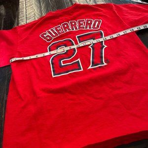 Los Angeles Angels Of Anaheim Majestic Jersey Shirt Throwback Youth Size Large